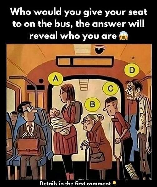 Bus seat dilemma reveals surprising aspect of your personality