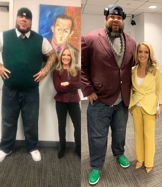 When Petite Meets Powerhouse: Dana Perino & Tyrus’s Viral Height Gap Photo Has Fans Laughing and Loving Their On-Screen Chemistry! A new behind-the-scenes snapshot from The Greg Gutfeld Show is going viral — and it’s all thanks to the hilarious contrast between 5’0″ Dana Perino and 6’7″ Tyrus.