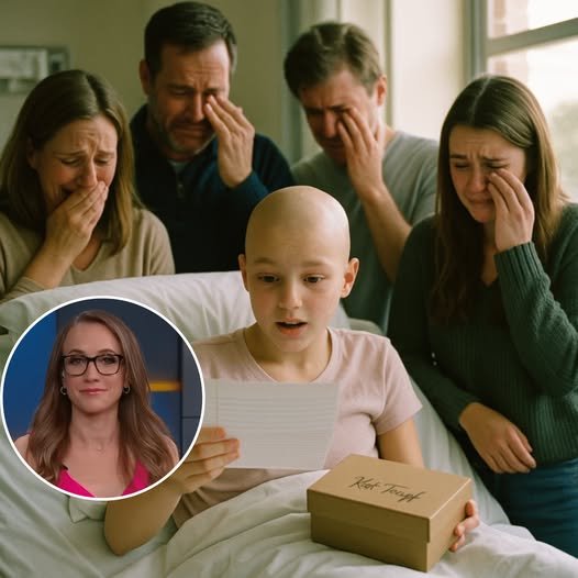 A young cancer patient’s final wish — and Kat Timpf’s unbelievable act of kindness — left everyone in tears. The 14-year-old girl had long admired Timpf, following her journey on Fox News, through her pregnancy, and even her own battle with cancer. As time slipped away, one dream remained unfulfilled and then, something extraordinary happened. No appearances. But a heartfelt letter and a mysterious box arrived makes everything change.