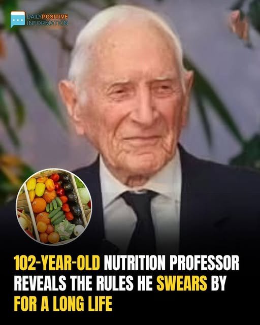 102-year-old Nutritionist Reveals 7 Life Rules That Kept Him Thriving — “It’s Not Just Genetics”