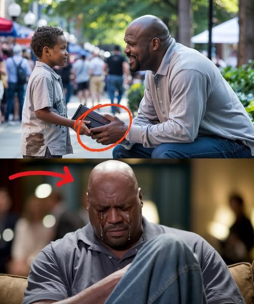 A Poor Boy Finds Shaquille O’Neal’s Wallet – Brings Him to Tears with One Simple Request